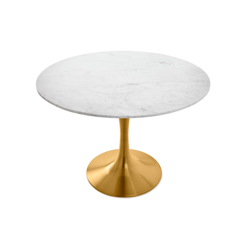 3. "Kyros Dining Table in Matte Gold - Enhance your dining experience with this stunning piece"