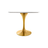 5. "Kyros Dining Table: Matte Gold - Create a luxurious dining space with this exquisite table"