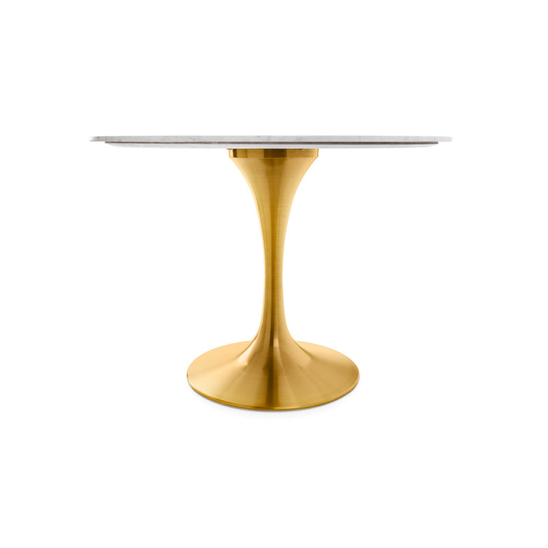5. "Kyros Dining Table: Matte Gold - Create a luxurious dining space with this exquisite table"