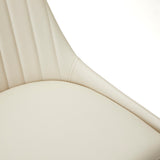 2. "Taupe Leatherette Moira Dining Chair - Stylish and durable chair for your dining area"