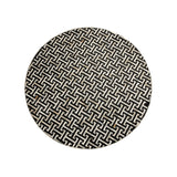 5. "Unique Augustine Bone Inlay Coffee Table with eye-catching geometric pattern"