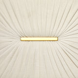 3. Truro Gold Loveseat: Contessa Vanilla - Add a touch of sophistication to your home with this stunning loveseat