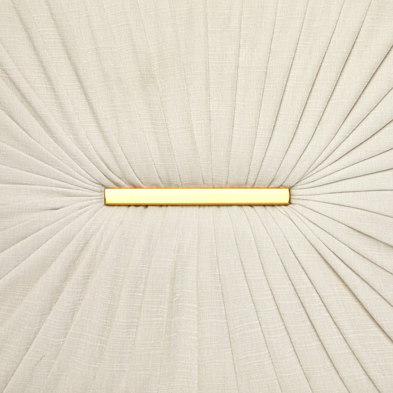 3. Truro Gold Loveseat: Contessa Vanilla - Add a touch of sophistication to your home with this stunning loveseat