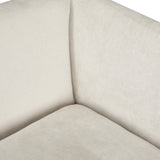 5. Truro Gold Loveseat: Contessa Vanilla - High-quality craftsmanship and attention to detail