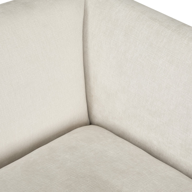 5. Truro Gold Loveseat: Contessa Vanilla - High-quality craftsmanship and attention to detail