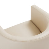 3. "Comfortable Taupe Leatherette Anton Accent Chair - Perfect for relaxation"