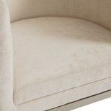 6. "Anton Accent Chair: Ivory Fabric - Versatile seating solution for any room"