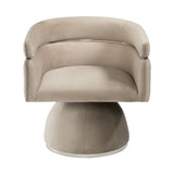 4. "Obi Chair in Cream Velvet: Enhance your living space with this chic seating option"