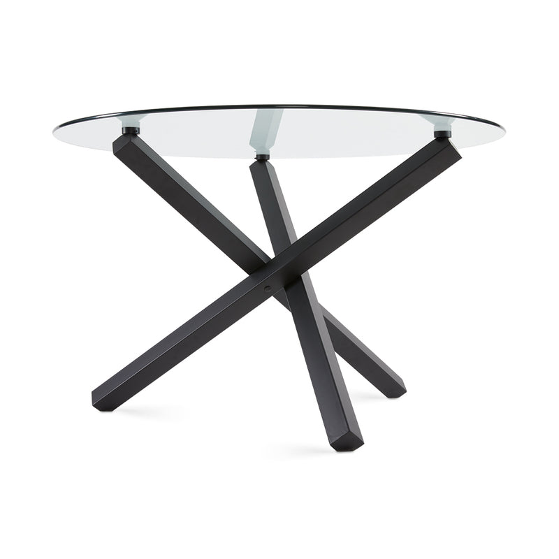 5. "Stylish Helen Black Dining Table with a contemporary touch"