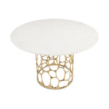 4. "Mario Marble Dining Table: Gold - Enhance your dining experience with this exquisite piece"