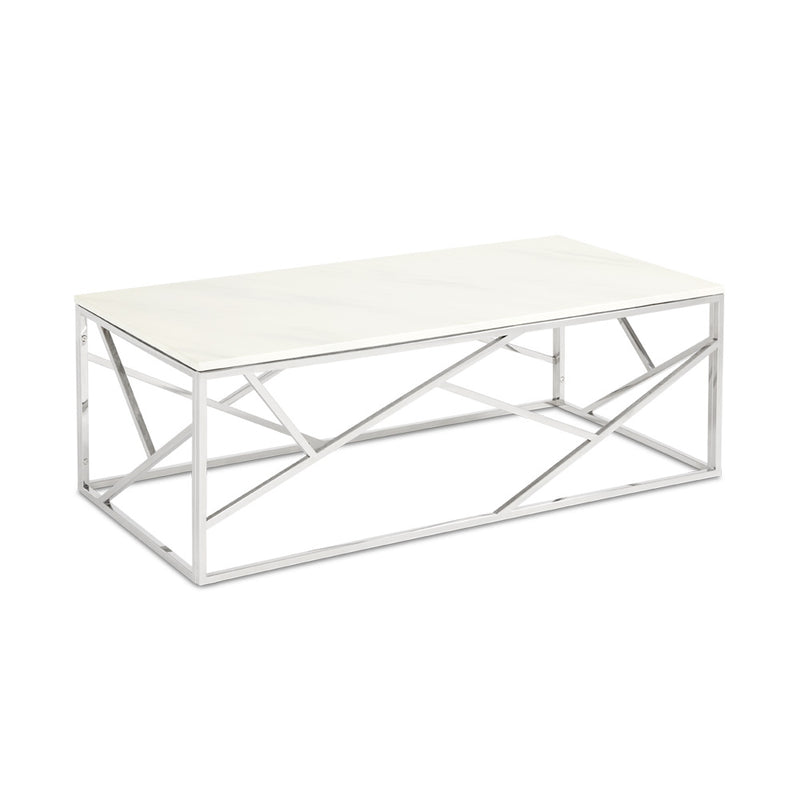 1. "Carole Marble Coffee Table with sleek design and sturdy construction"