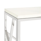 3. "Versatile Carole Marble Console Table with ample storage space"