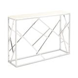 1. "Carole Marble Console Table with sleek design and sturdy construction"