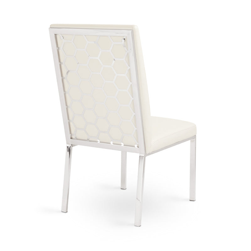 2. "Taupe Leatherette Riley Dining Chair - Stylish and durable chair for your dining room"