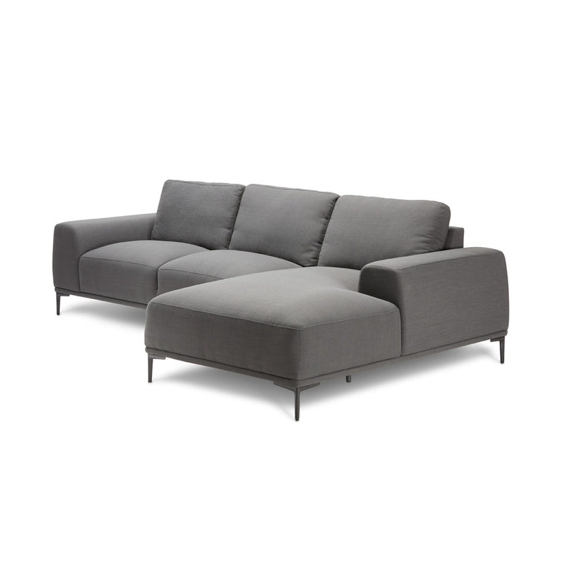 8. "Middleton Sectional Sofa: Grey Linen - Upgrade your seating arrangement with this stylish furniture"