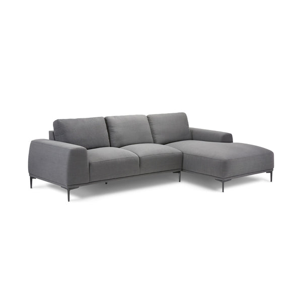 1. "Middleton Sectional Sofa: Grey Linen - Elegant and comfortable seating option for your living room"