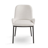 6. "Light grey Bennett Dining Chair - Sleek and sophisticated design for a contemporary dining setting"