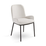 1. "Bennett Dining Chair: Light grey - Elegant and comfortable seating option for your dining room"