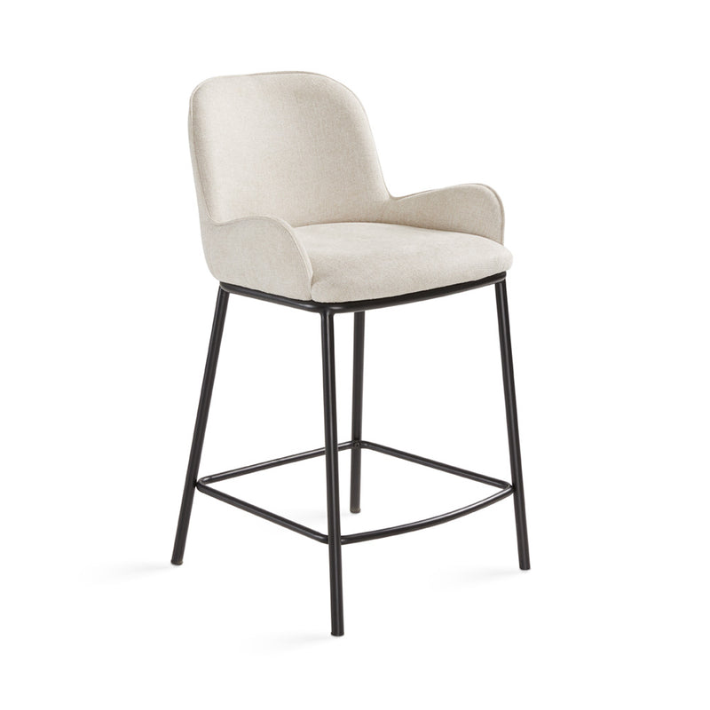 1. "Bennett Counter Chair: Light Grey - Sleek and stylish seating option for modern kitchens"