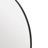 5. "Dora Floor Mirror: Black Frame - Create the illusion of a larger space with this stunning mirror"