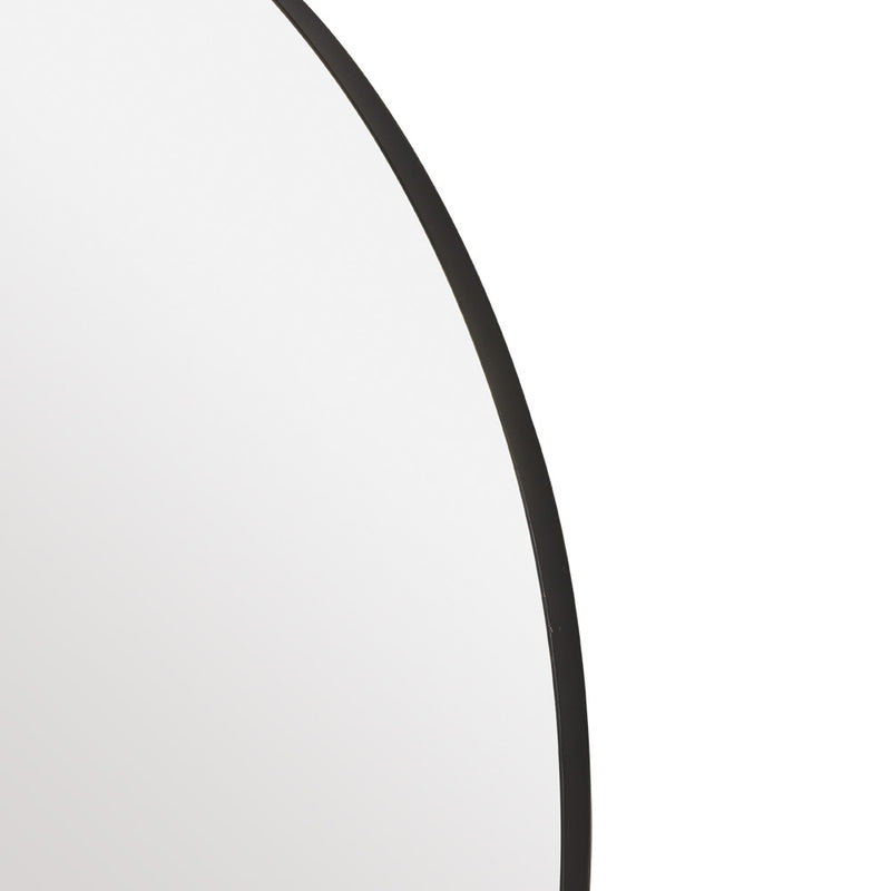 5. "Dora Floor Mirror: Black Frame - Create the illusion of a larger space with this stunning mirror"