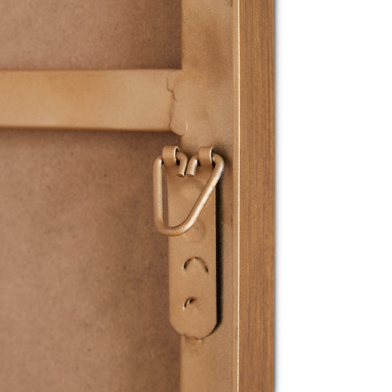 3. "Philip Floor Mirror: Gold Frame - Reflective Beauty for Any Room"