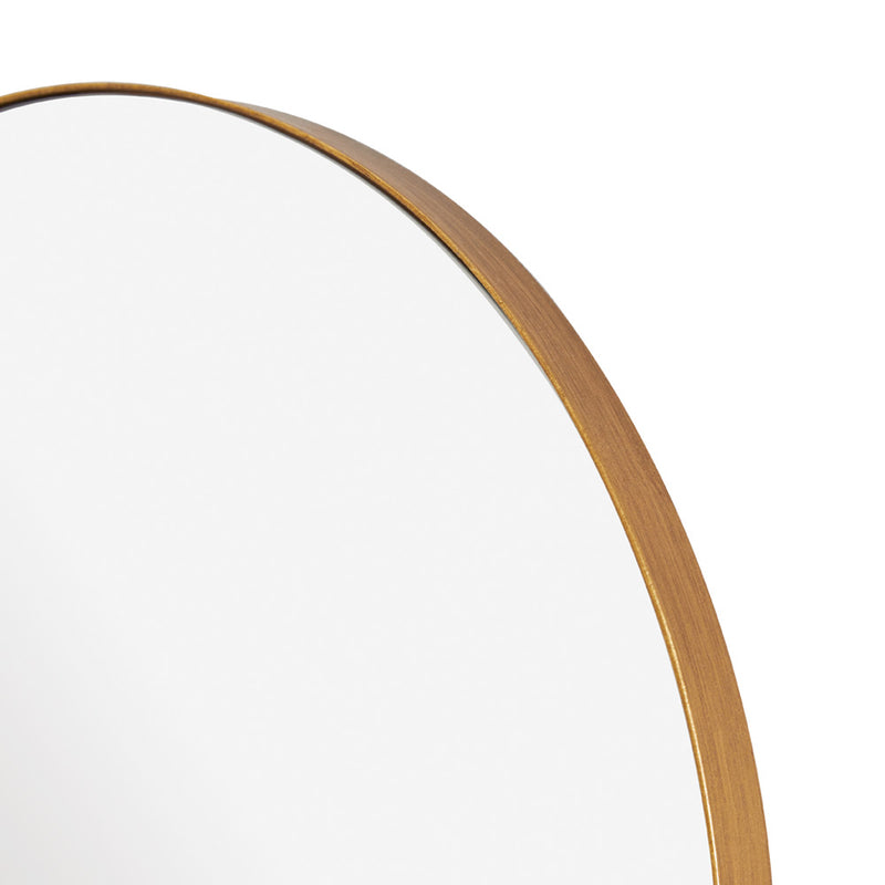 4. "Luxurious Philip Floor Mirror: Gold Frame - Add a Touch of Glamour"