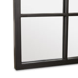 5. "Gilmore Floor Mirror: Black Frame - A statement piece for your living space"