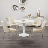 3. "Versatile Kyros Dining Table for Modern Homes with Ample Space and Durability"