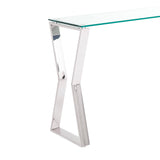 2. "Elegant Noa Console Table with storage drawers"
