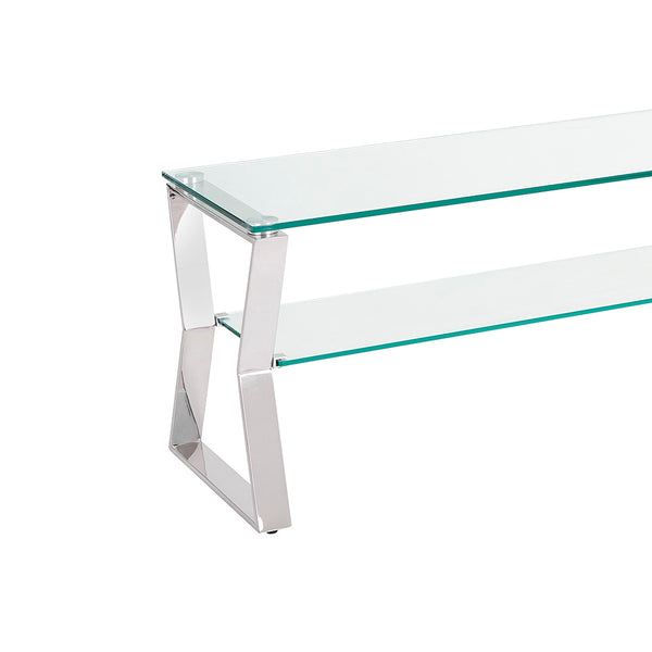 2. "Stylish Noa TV Table with adjustable shelves and cable management"