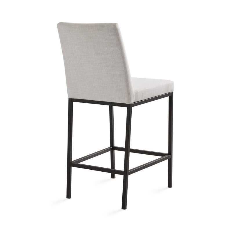12. "Havana Black Base Counter Chair: Grey Linen - Enhance your dining experience with this trendy and functional chair"