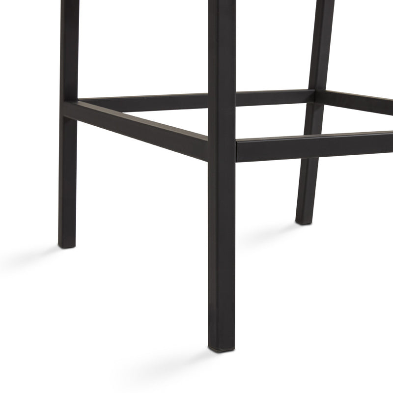 8. "Sturdy and Stylish Havana Black Base Counter Chair - Adds a touch of sophistication to your space"