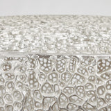 4. "Stylish Dolce Silver Coffee Table perfect for modern living spaces"