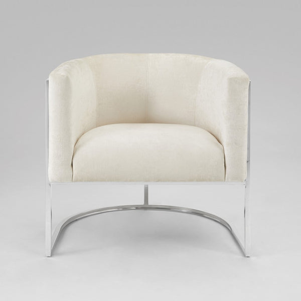 1. "Honeycomb Chair: Ivory Linen - Elegant and comfortable seating option"