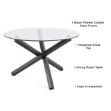 13. "Create a chic and inviting dining area with the Helen Black Dining Table"