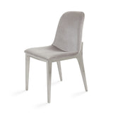4. "Grey Velvet Dining Chair - Enhance your dining experience with the Minos collection"