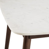 7. "Functional Erin Square Dining Table with easy-to-clean surface"