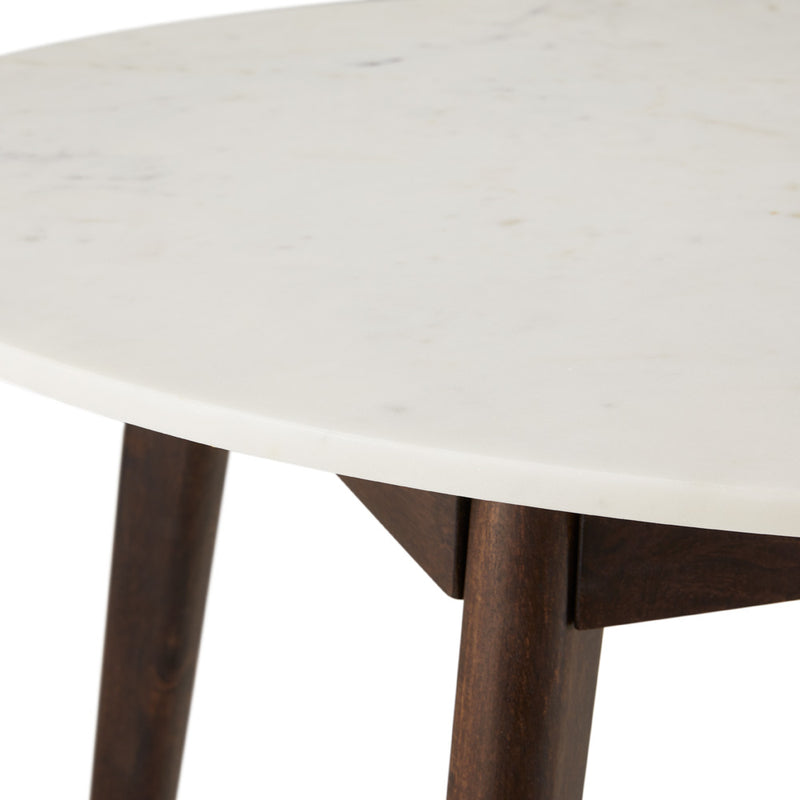 7. "Erin Round Dining Table - Easy to clean and maintain for hassle-free dining experiences"