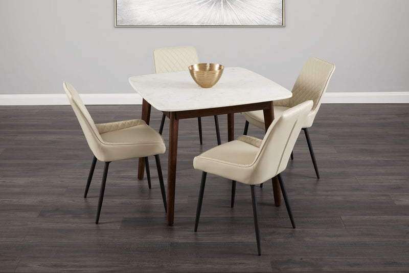 8. "Sophisticated Erin Square Dining Table for upscale dining experiences"