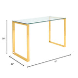 5. "Luxurious David Gold Desk - Elevate Your Office Décor"