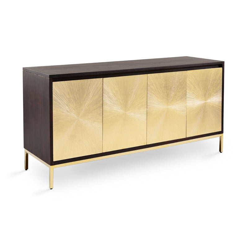 1. "Embassy Gold Sideboard with ample storage space and elegant design"