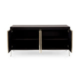 6. "Spacious Embassy Silver Sideboard ideal for organizing and displaying items"