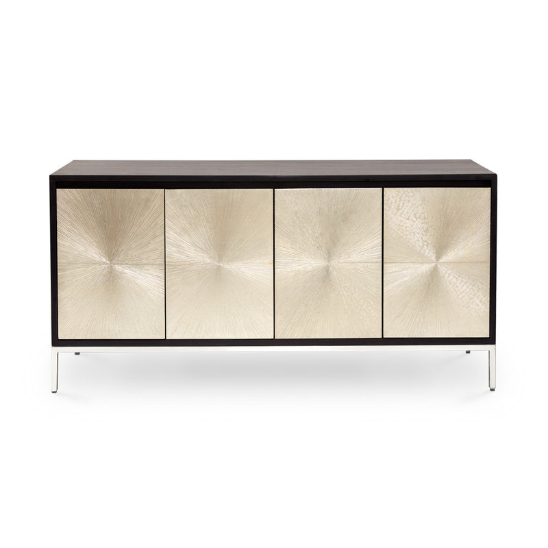 5. "Elegant Embassy Silver Sideboard with a modern and sophisticated look"