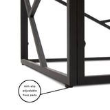 2. "Carole Coffee Table: Black Frame - Stylish addition to any living room"