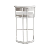 7. "Corona Counter Chair in Grey Velvet - Create a chic and inviting atmosphere in your home"