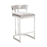 1. "Corona Counter Chair: Grey Velvet - Stylish and comfortable seating for your kitchen or bar area"