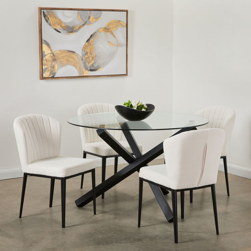 16. "Experience comfort and elegance with the Helen Black Dining Table"