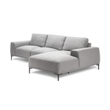 3. "Middleton Sectional Sofa in Light Grey Linen - Perfect addition to any modern living space"