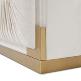 5. "Paloma Gold Sofa: Contessa Vanilla - Enhance Your Home Décor with Sophistication"